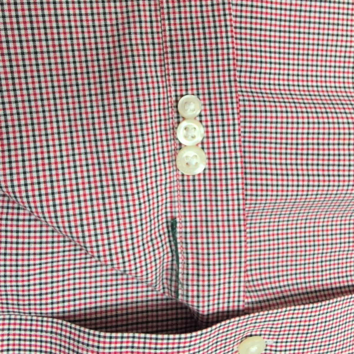 Chemise Lauren Ralph Lauren XL rouge micro carreaux Classic Fit stretch