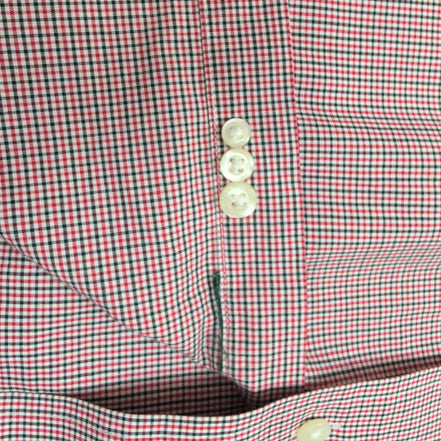Chemise Lauren Ralph Lauren XL rouge micro carreaux Classic Fit stretch