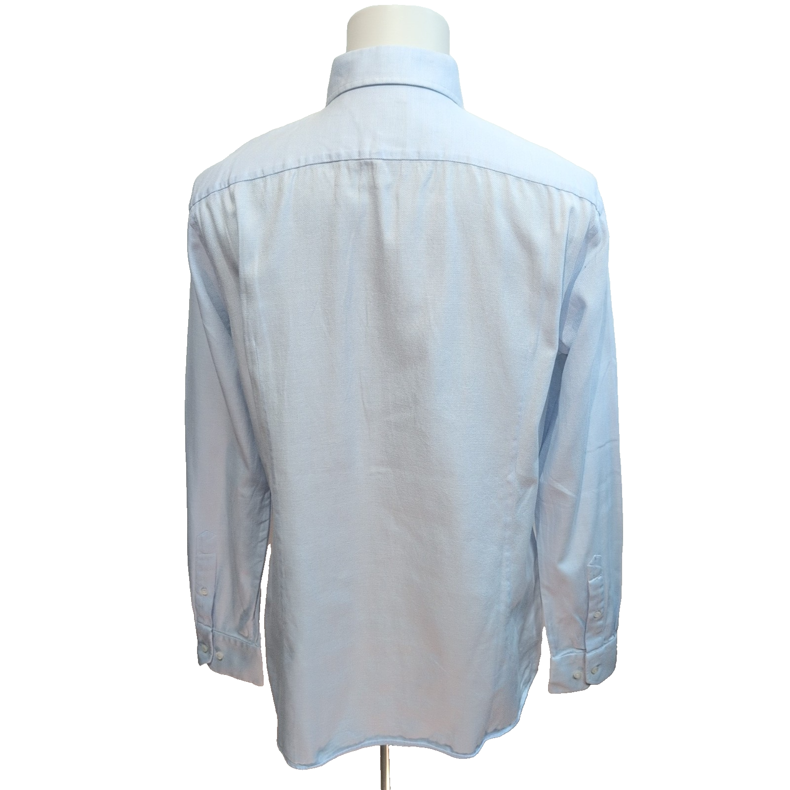 Chemise HUGO BOSS Slim Fit 100% Coton Piqué Bleu Clair Taille 42 L/XL