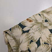 Chemise Hawaïenne TOMMY BAHAMA Beige & Vert Motifs Fleuris - Taille M