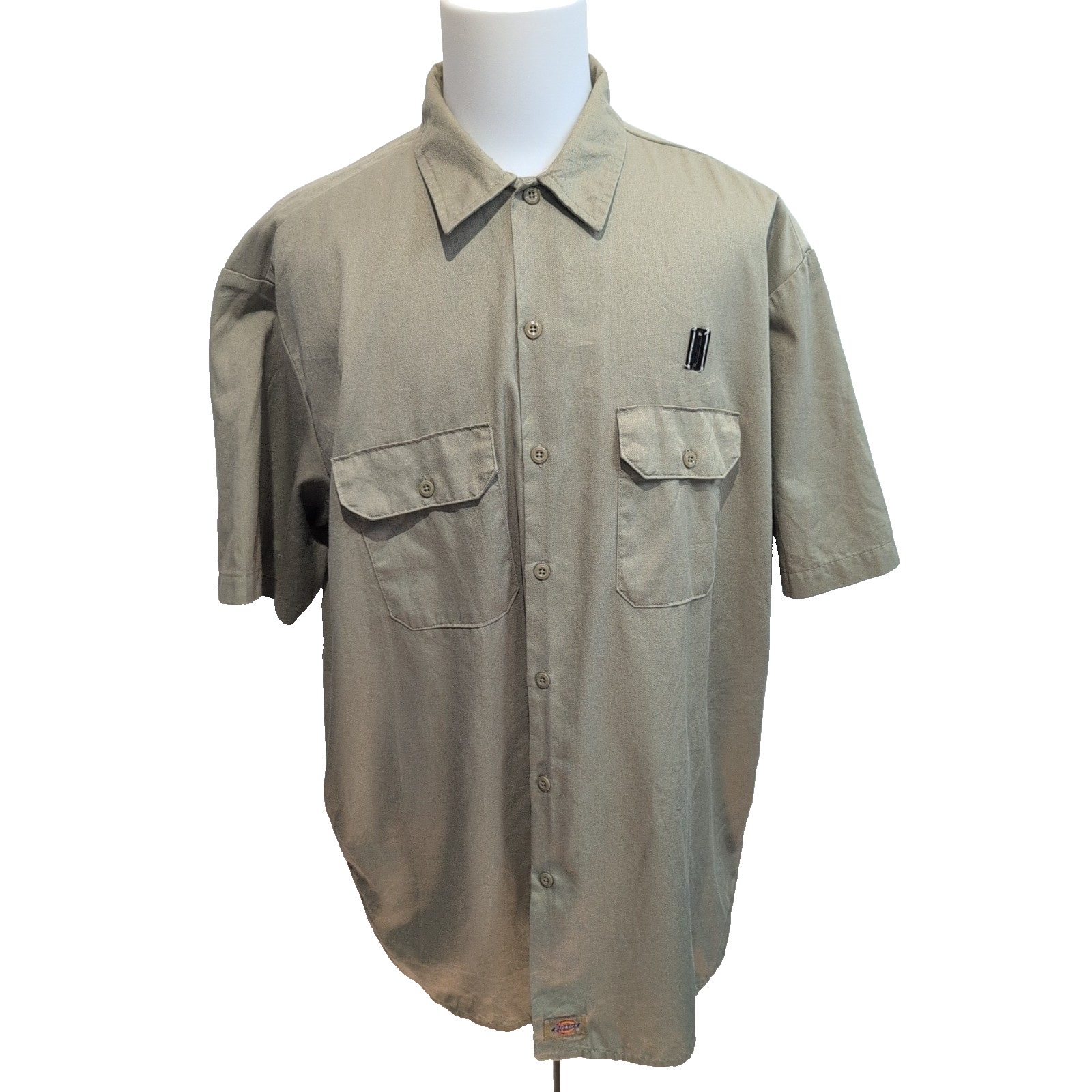 Chemise Dickies Workwear XXL Beige Crème Manches Courtes manches courtes