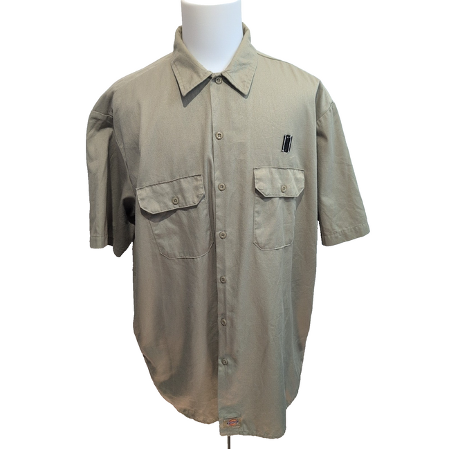 Chemise Dickies Workwear XXL Beige Crème Manches Courtes manches courtes