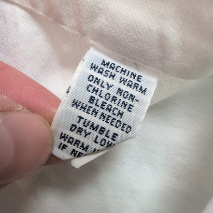 Chemise Ralph Lauren 4XL Blanche Manches Courtes Classic Fit Logo
