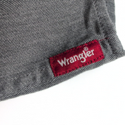 Chemise Wrangler Manches Courtes Grise à Poches Stretch Taille M