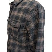 G:21 Surchemise Matelassée Flanelle Homme T.L Veste Carreau Workwear |241S