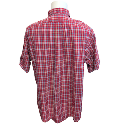 Chemise Ralph Lauren Classic Fit XL Rouge Carreaux Manches Courtes