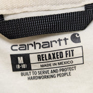 Sweat à capuche Carhartt Relaxed Fit Blanc Cassé Taille M