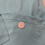 Polo manches courtes Polo Ralph Lauren M bleu turquoise logo orange Custom Fit