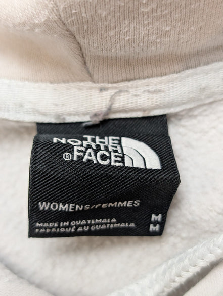 The North Face Sweat à Capuche Blanc - Logo Noir Frontal - Taille M Femme