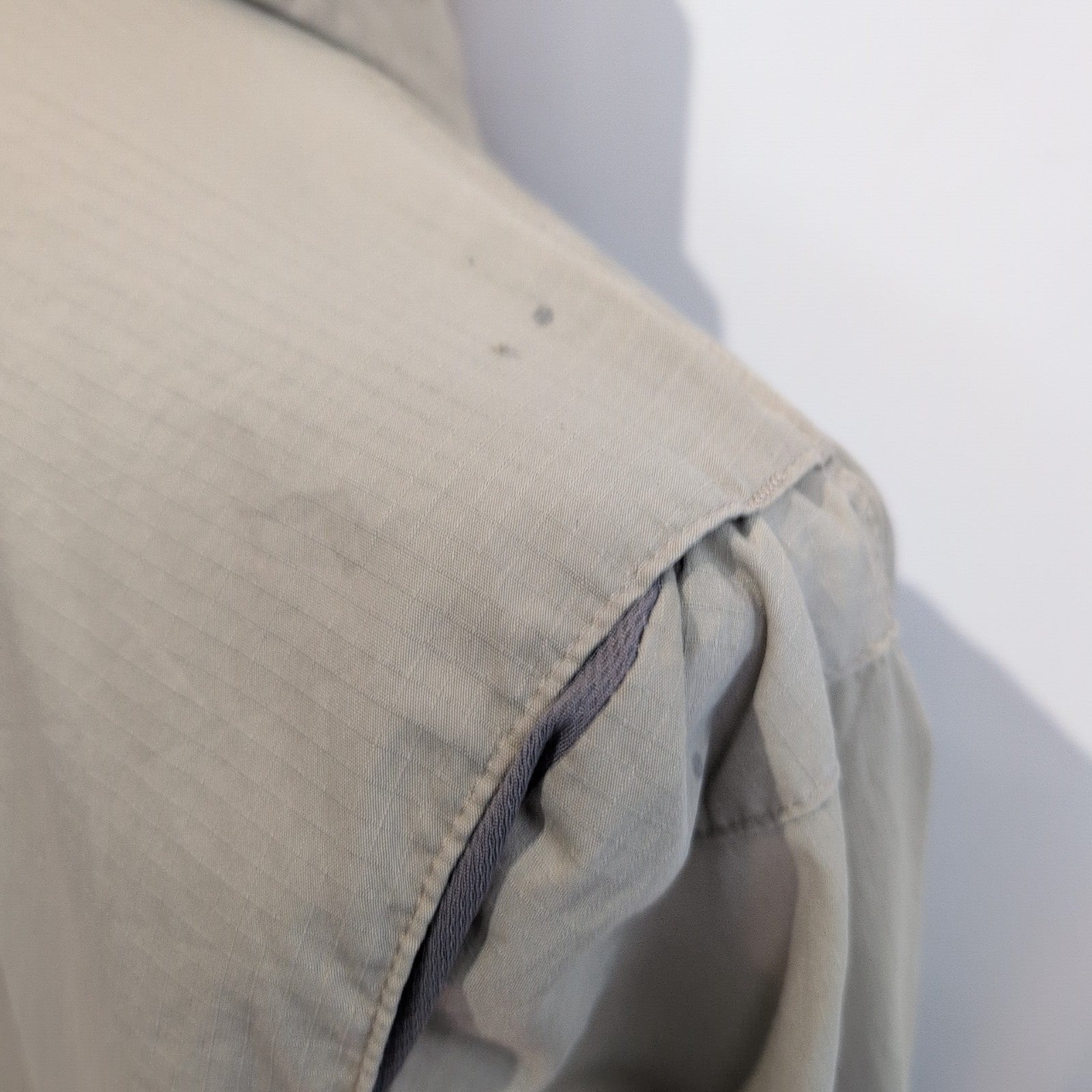 Chemise Carhartt XL Crème Ripstop Ventilée Workwear manches longues