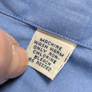 Chemise Ralph Lauren Yarmouth L XL Bleu Pinpoint Oxford Shirt Button Down