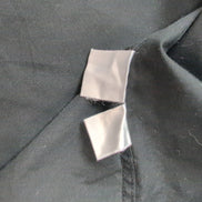 Chemise Yves Saint Laurent Vintage Noir Logo Brodé Taille L Manches Courtes