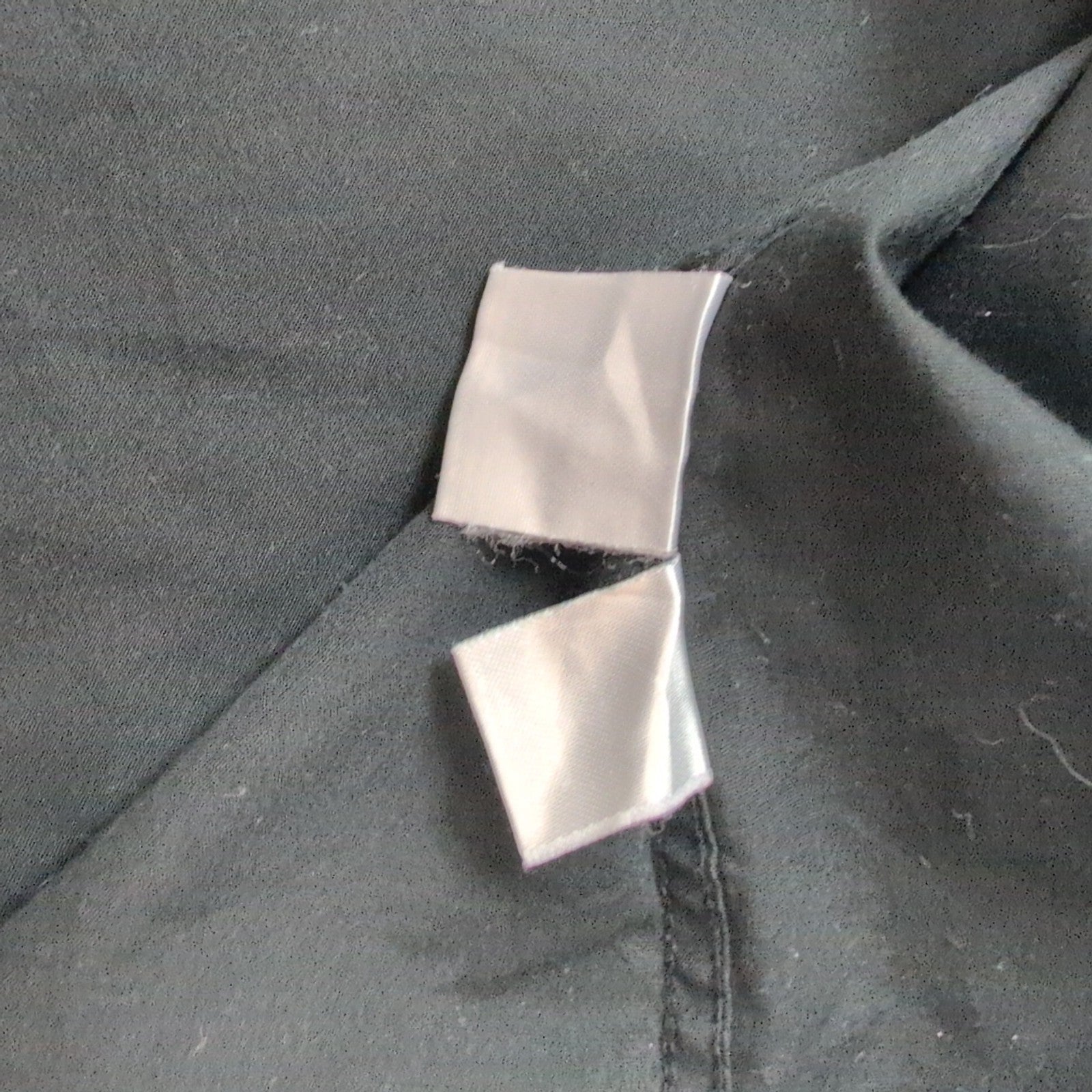 Chemise Yves Saint Laurent Vintage Noir Logo Brodé Taille L Manches Courtes