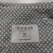 Chemise manches courtes Guess grise à motifs taille M Homme