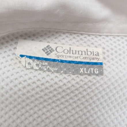 Chemise Pêche Columbia PFG Omni-Shade XLTG Blanc 6 Poches Manches Longues