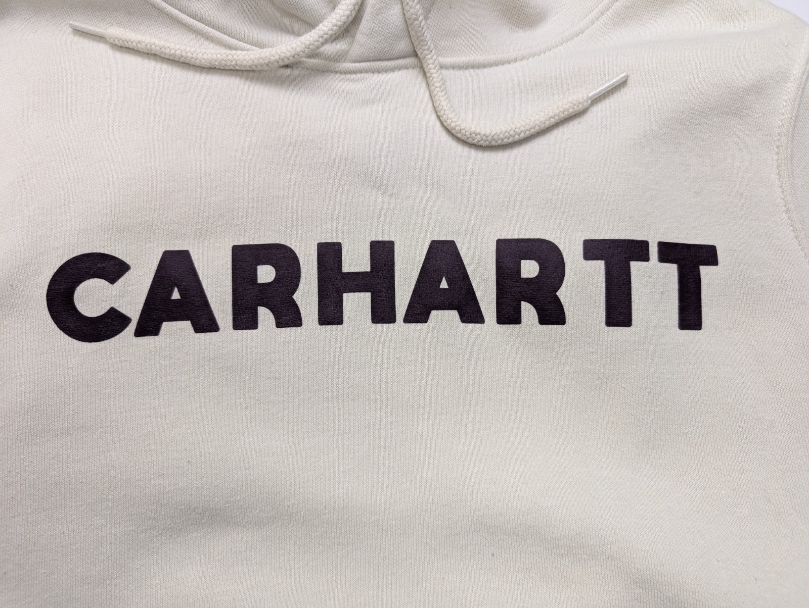 Sweat à capuche Carhartt Relaxed Fit Blanc Cassé Taille M