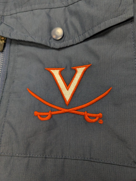 Manteau Nike Virginia Matelassé Bleu Marine Homme Taille L Veste Sportswear 🧥