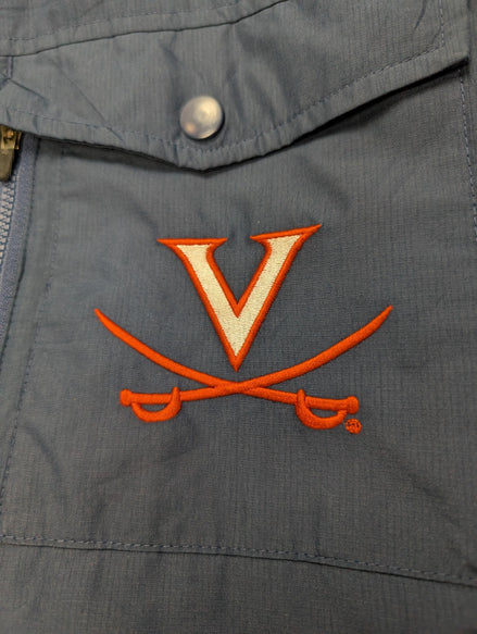 Manteau Nike Virginia Matelassé Bleu Marine Homme Taille L Veste Sportswear 🧥