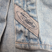Chemise Levi's Vintage Denim Jean Bleu Clair Poches Taille L manches longues