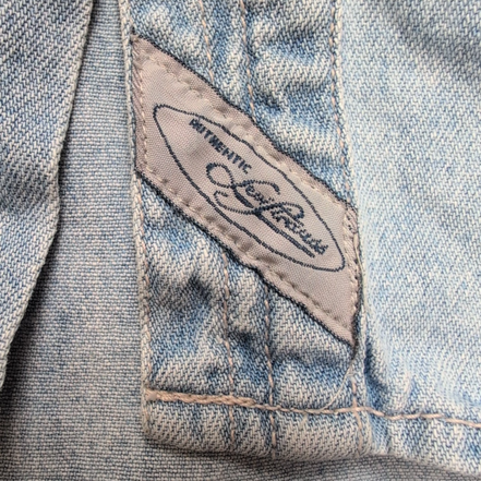 Chemise Levi's Vintage Denim Jean Bleu Clair Poches Taille L manches longues