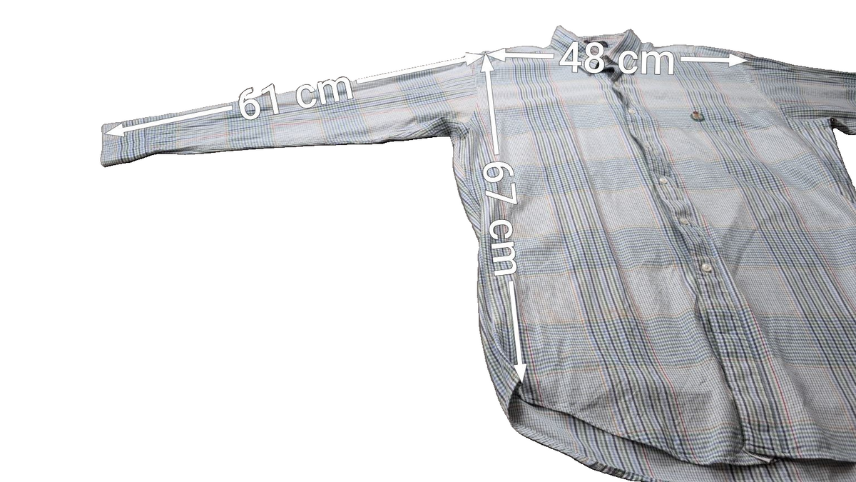 Chemise Chaps Ralph Lauren L carreaux Made in USA shirt button down écusson