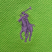 Polo Ralph Lauren Veste Hoodie Capuche Zippée Verte M Logo Violet