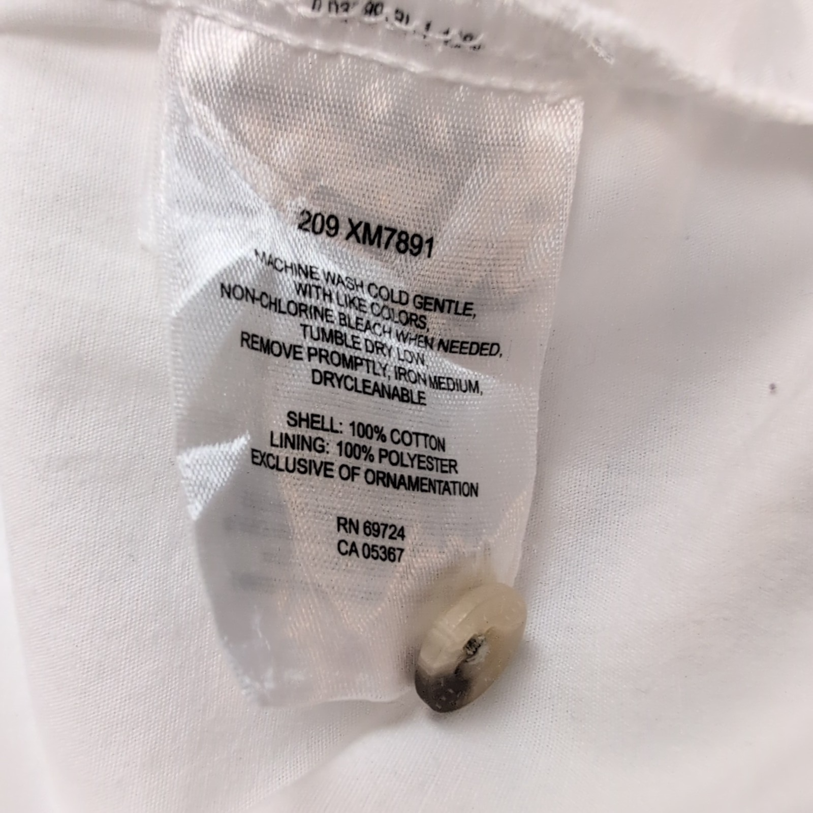 Chemise COLUMBIA PFG Homme XL Blanche Manches Courtes 4 Poches Texas A&M