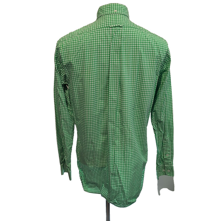Chemise Ralph Lauren M Verte Carreaux Button Down Shirt 1 poche sans logo