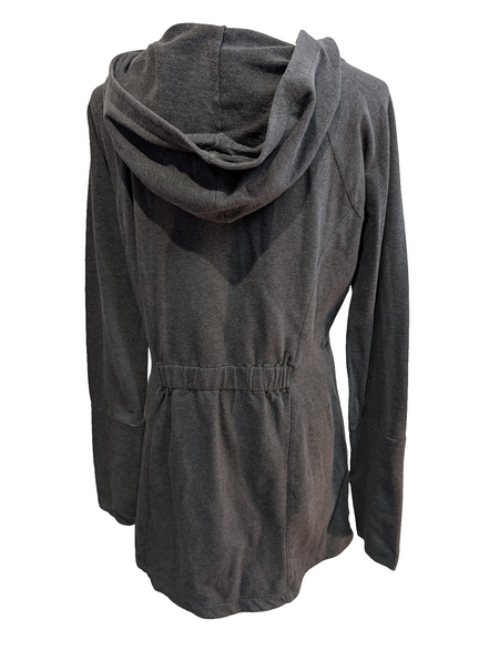 Veste Longue femme THE NORTH FACE Anthracite Rare Plaque Fer capuche - Taille L