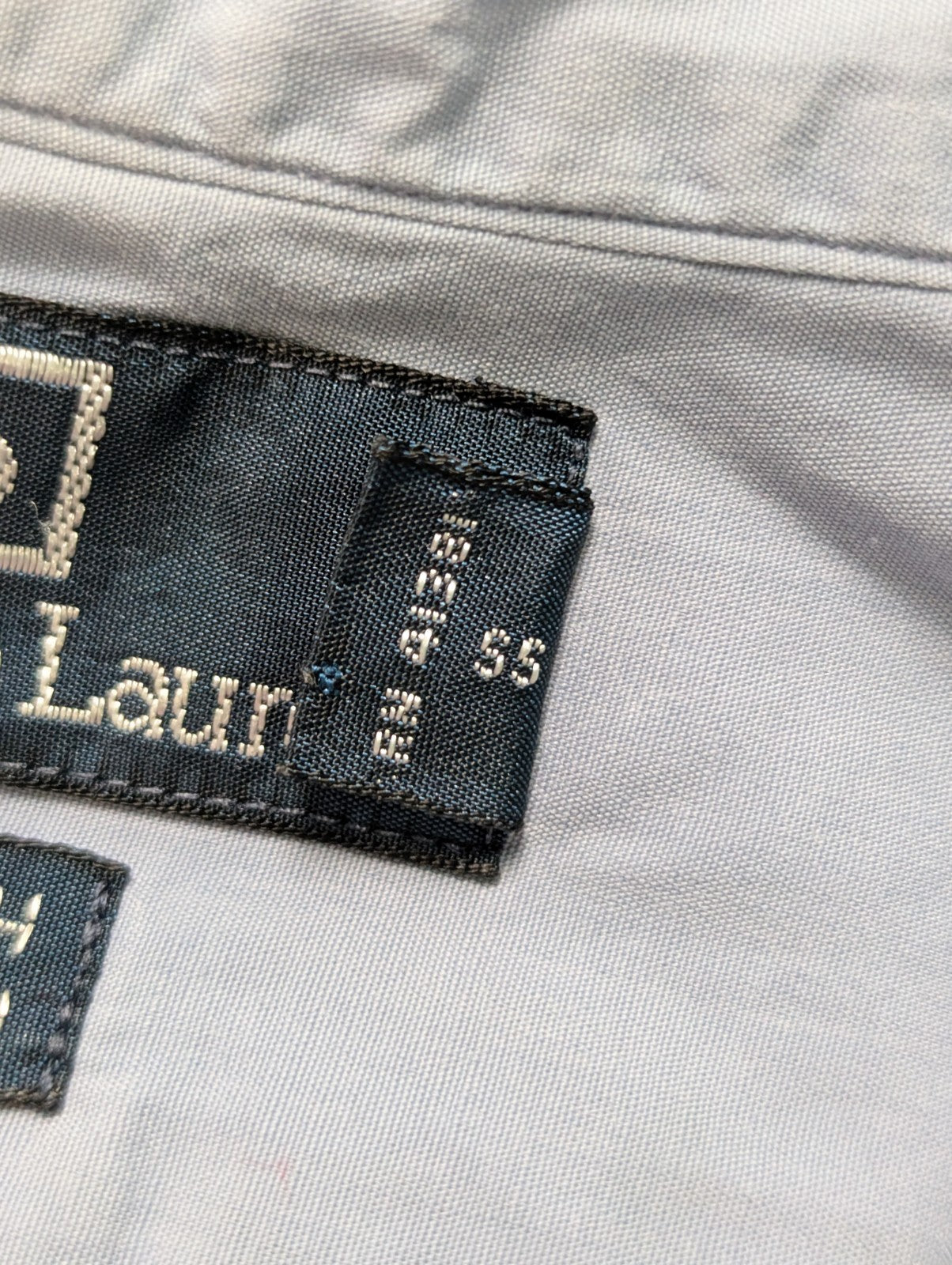 CHEMISE POLO Ralph Lauren homme XXL Classic Bleu Zinc défaut 💨