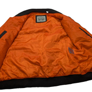Levi's Blouson Veste Bomber Varsity Homme Noir L Chaud Doublure Orange | 300BSR