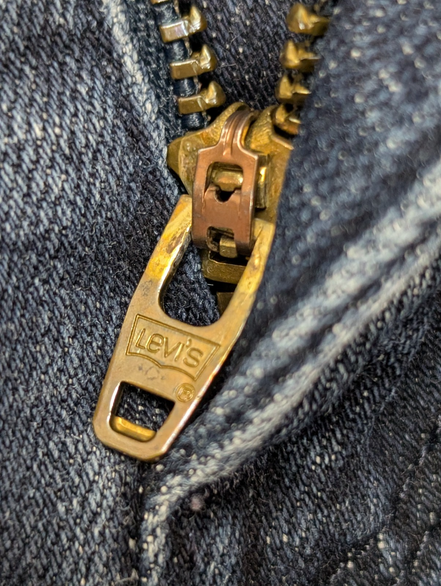 Jean Levi's Femme Bleu Denim Ultra Stretch W25 T34 36 Authentique