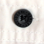 Chemise Harley-Davidson L Blanche Coolcore Manches Courtes Logo Brodé