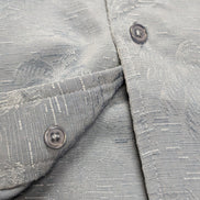 Chemise Hawaïenne Penmans Bleu Zinc - Motifs Palmiers en Relief - XL