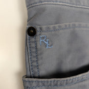 Jean Polo Ralph Lauren Dry Goods W32 L32 gris bleu coton coupe droite