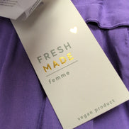 Short Femme XS Fresh Made Violet 100% Viscose Fluide Neuf avec Étiquette