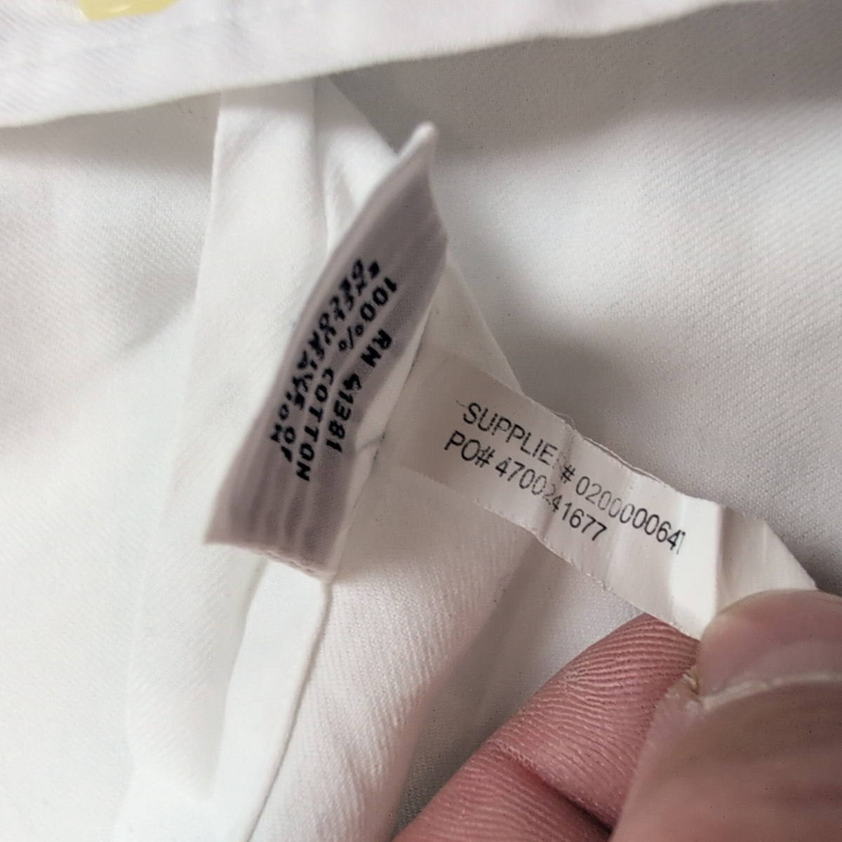 Chemisier Polo Ralph Lauren Taille S Blanc Logo Bleu Marine Manches longues