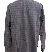 Ralph Lauren Chemise Homme XL Bleu Rouge Tartan Manches Longues Classic Fit