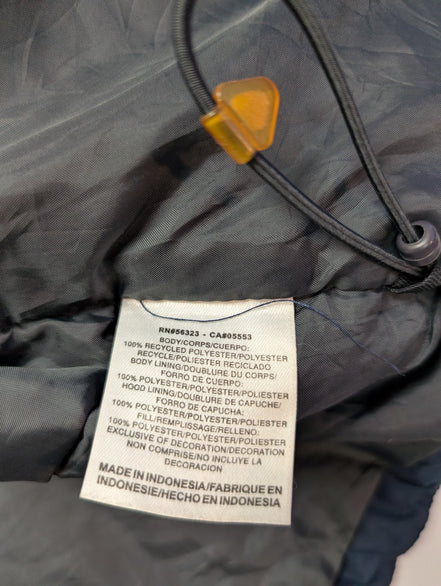 Manteau Nike Virginia Matelassé Bleu Marine Homme Taille L Veste Sportswear 🧥