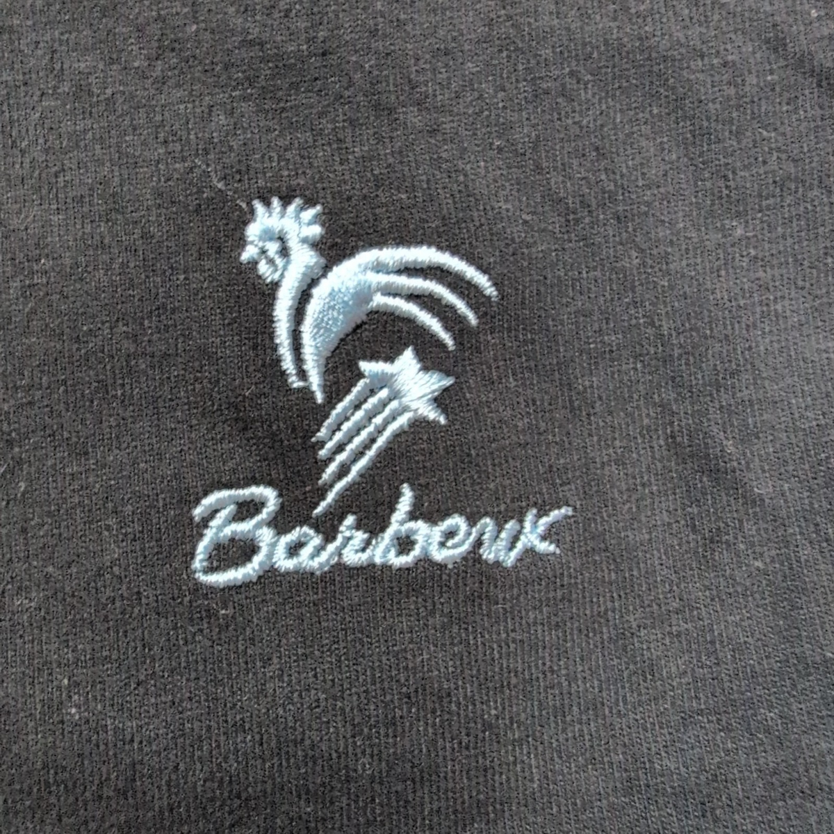 T-shirt Barbeux BBX XS Oversize Noir Coton Épais Neuf avec Étiquette