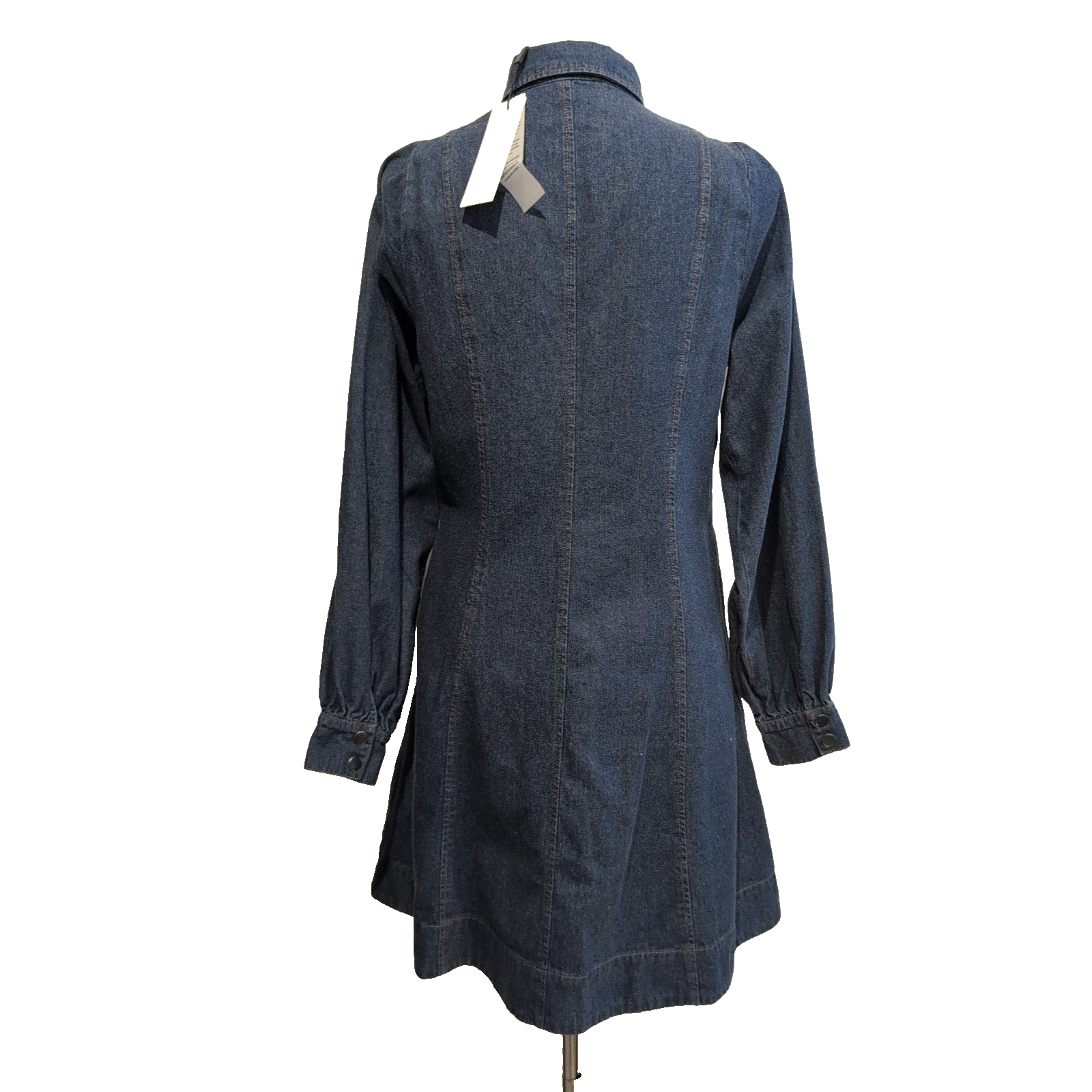 Robe Neo Noir 36 Jean Bleu Manches Longues Neuve Étiquette