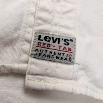 Chemise en Jean Levis Couleur blanc uni 100% coton taille XL Bouton en métal 2 p