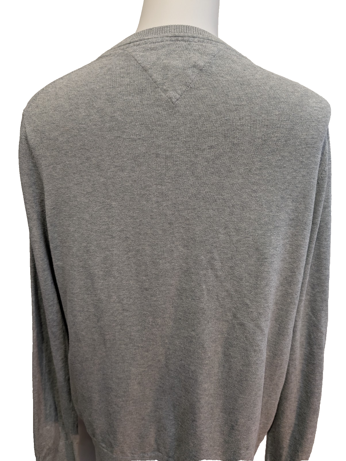 Pull Tommy Hilfiger - Col rond - Gris - 100% Pima Cotton - Taille XL/XXL