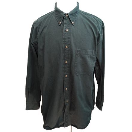 Chemise Pendleton vert foncé coton manches longues vintage USA style L