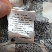 Chemise LEVI'S Homme L Grise et Blanche à Carreaux Manches Courtes