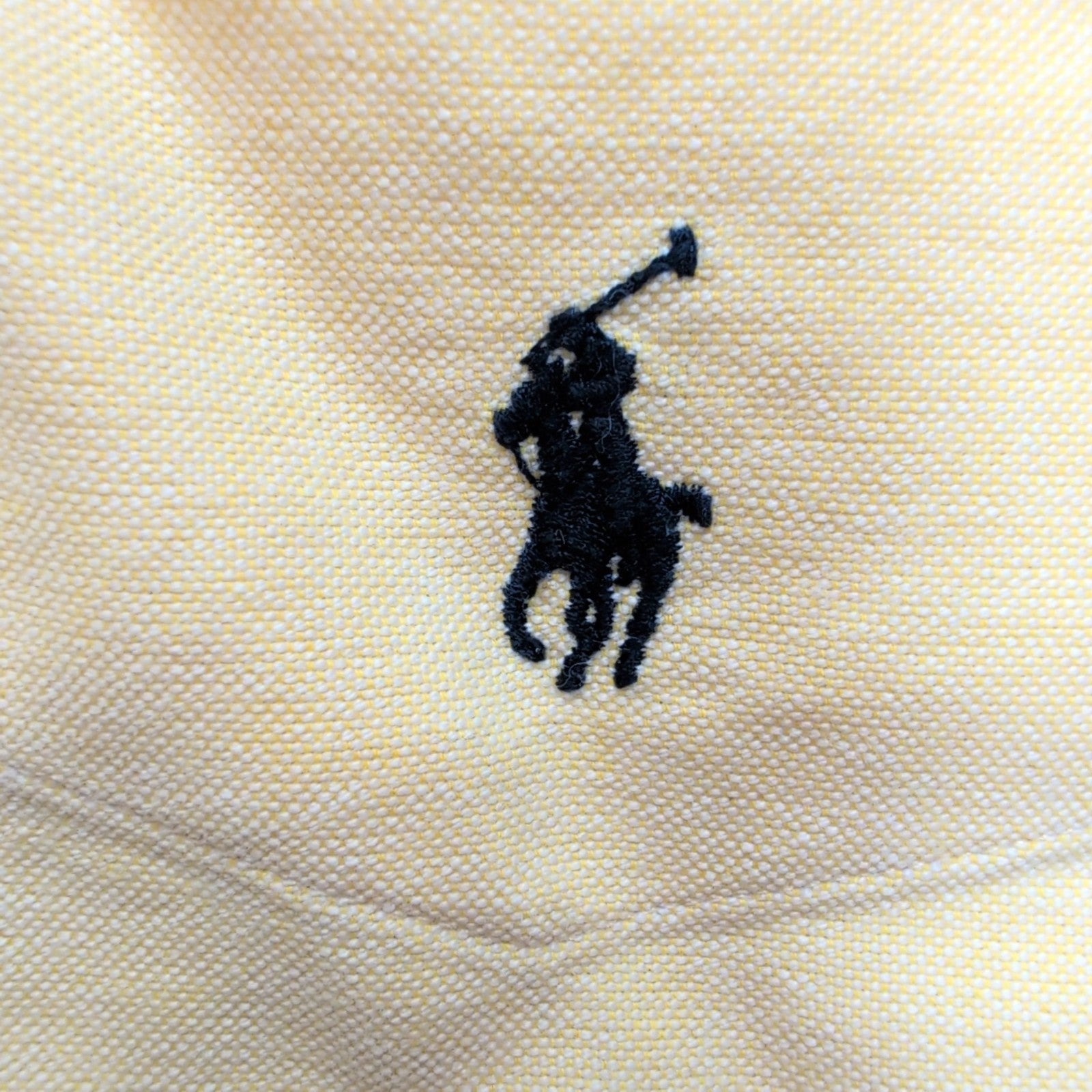 Chemise Ralph Lauren XXL L Big Shirt Jaune Oxford Poche Button Down Shirt