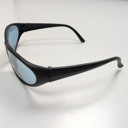 Lunettes de soleil Kakiko Y2K branche large noir mat miroir 🌪️