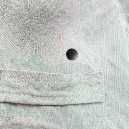Chemise Hawaïenne Jamaica Jaxx XXL 100% Soie Vert Feuillage Boutons Bois
