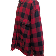Surchemise Veste Matelassée Flanelle ROUGE NOIR BASIC EDITIONS 3XL |264S