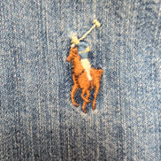 Chemise Ralph Lauren Classic Fit L Jean Bleu Manches Courtes
